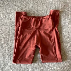 Madewell rust-colored leggings - 7/8 length - XS - NEVER WORN